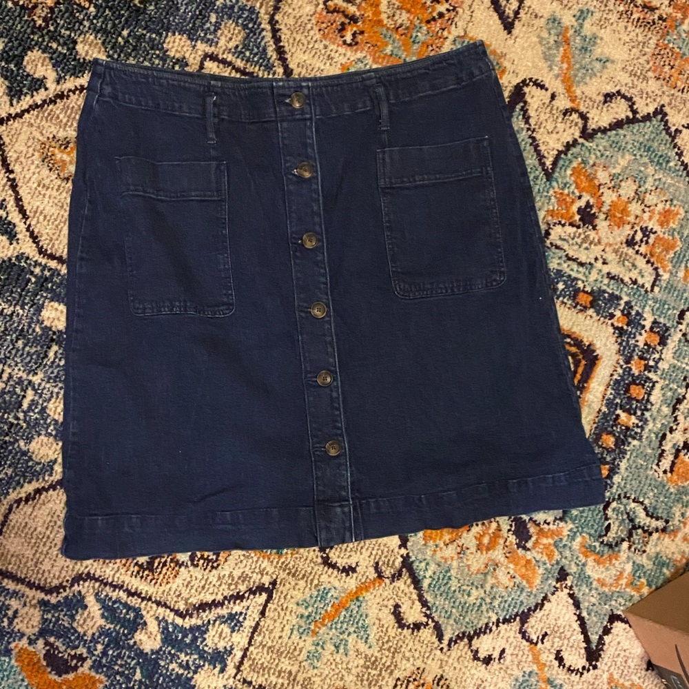 Loft Plus Denim Skirt